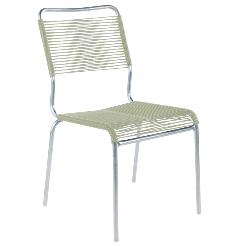 Schaffner Rigi chaise Spaghetti Galvanisé à chaud 02 Vert pastel 64 