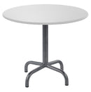 Schaffner Rigi Table d'appoint rabattable Ø60cm Anthracite 77 Blanc 90 