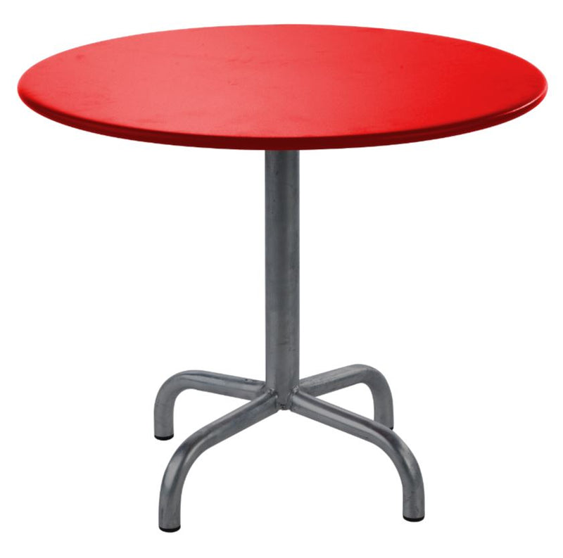 Schaffner Rigi Table d'appoint rabattable Ø60cm Anthracite 77 Rouge 30 