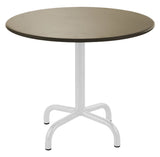 Schaffner Rigi Table d'appoint rabattable Ø60cm Blanc 90 Champagne 85 
