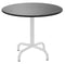 Schaffner Rigi Table d'appoint rabattable Ø60cm Blanc 90 Graphite 73 