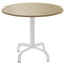 Schaffner Rigi Table d'appoint rabattable Ø60cm Blanc 90 Marron Pastel 83 