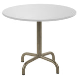 Schaffner Rigi Table d'appoint rabattable Ø60cm Champagne 85 Blanc 90 