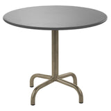 Schaffner Rigi Table d'appoint rabattable Ø60cm Champagne 85 Gris Argent 78 