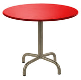 Schaffner Rigi Table d'appoint rabattable Ø60cm Champagne 85 Rouge 30 