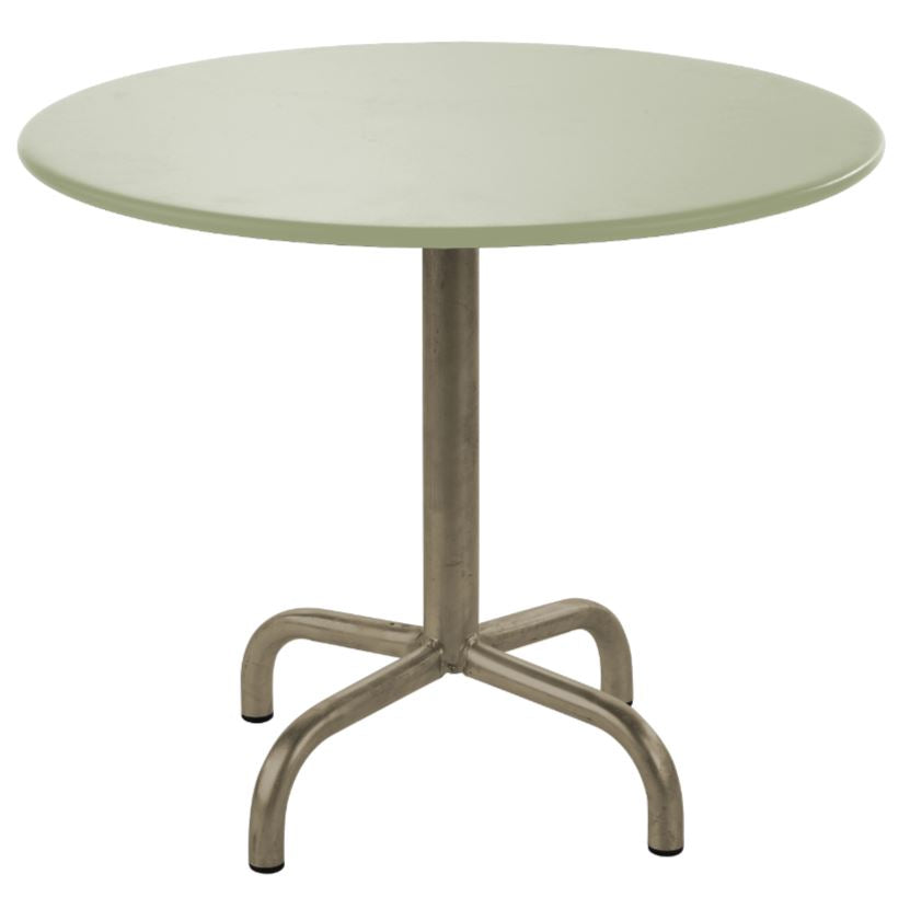 Schaffner Rigi Table d'appoint rabattable Ø60cm Champagne 85 Vert Pastel 64 