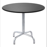 Schaffner Rigi Table d'appoint rabattable Ø60cm Galvanisé à chaud 02 Anthracite 77 