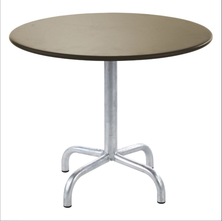 Schaffner Rigi Table d'appoint rabattable Ø60cm Galvanisé à chaud 02 Champagne 85 