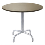 Schaffner Rigi Table d'appoint rabattable Ø60cm Galvanisé à chaud 02 Champagne 85 
