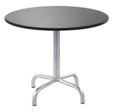Schaffner Rigi Table d'appoint rabattable Ø60cm Galvanisé à chaud 02 Graphite 73 