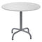 Schaffner Rigi Table d'appoint rabattable Ø60cm Graphite 73 Blanc 90 