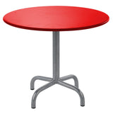 Schaffner Rigi Table d'appoint rabattable Ø60cm Graphite 73 Rouge 30 