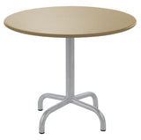 Schaffner Rigi Table d'appoint rabattable Ø60cm Gris Argent 78 Marron Pastel 83 
