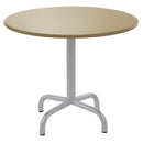 Schaffner Rigi Table d'appoint rabattable Ø60cm Gris Argent 78 Marron Pastel 83 