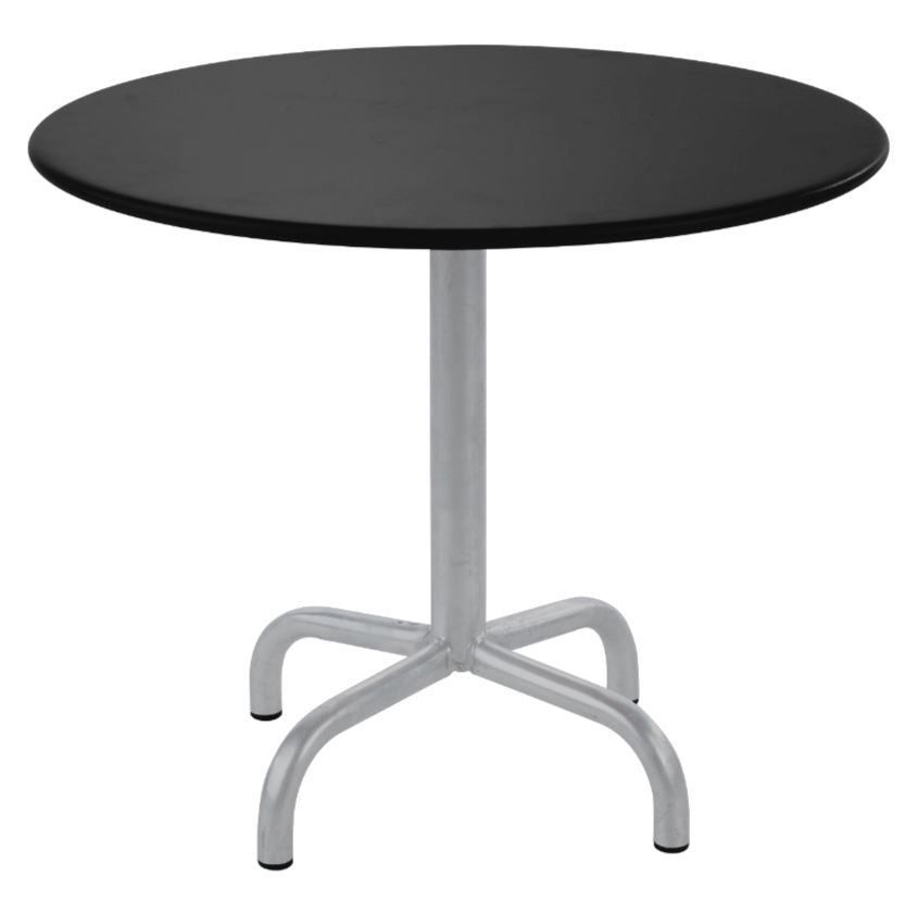 Schaffner Rigi Table d'appoint rabattable Ø60cm Gris Argent 78 Noir 91 