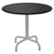 Schaffner Rigi Table d'appoint rabattable Ø60cm Gris Argent 78 Noir 91 