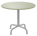 Schaffner Rigi Table d'appoint rabattable Ø60cm Gris Argent 78 Vert Pastel 64 