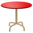 Schaffner Rigi Table d'appoint rabattable Ø60cm Marron Pastel 83 Rouge 30 