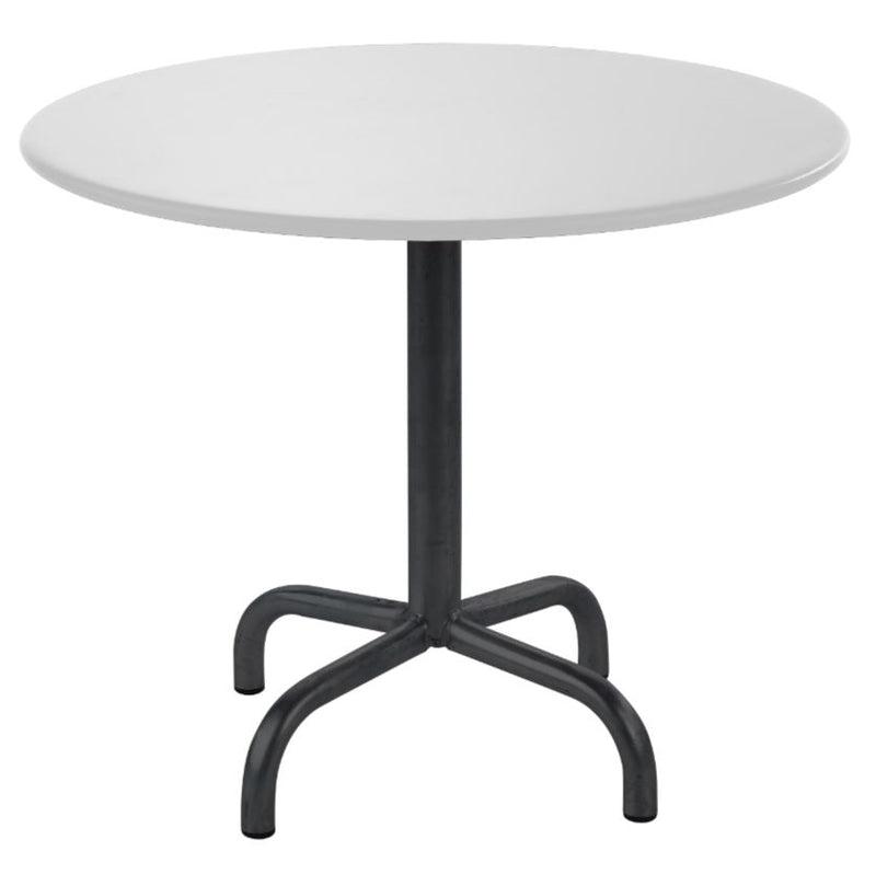 Schaffner Rigi Table d'appoint rabattable Ø60cm Noir 91 Blanc 90 
