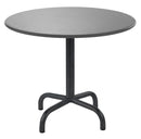 Schaffner Rigi Table d'appoint rabattable Ø60cm Noir 91 Gris Argent 78 