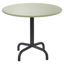 Schaffner Rigi Table d'appoint rabattable Ø60cm Noir 91 Vert Pastel 64 