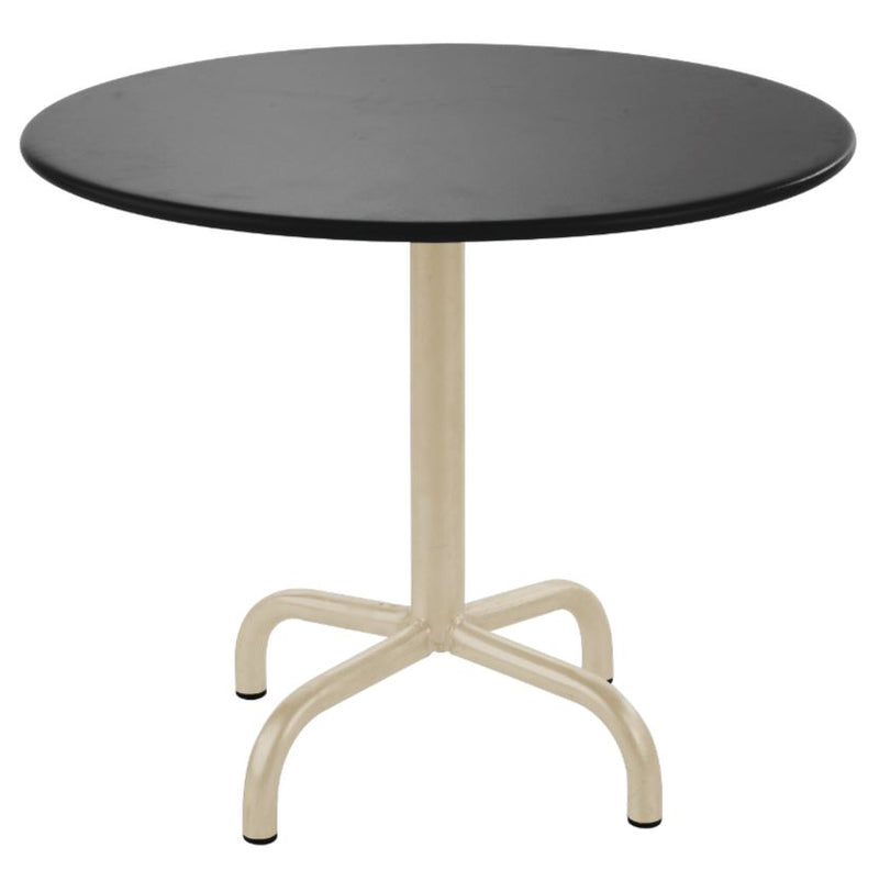 Schaffner Rigi Table d'appoint rabattable Ø60cm Sable Pastel 15 Anthracite 77 