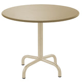 Schaffner Rigi Table d'appoint rabattable Ø60cm Sable Pastel 15 Marron Pastel 83 