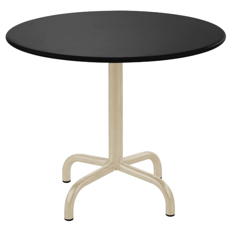 Schaffner Rigi Table d'appoint rabattable Ø60cm Sable Pastel 15 Noir 91 