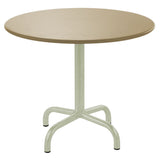 Schaffner Rigi Table d'appoint rabattable Ø60cm Vert Pastel 64 Marron Pastel 83 