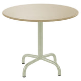 Schaffner Rigi Table d'appoint rabattable Ø60cm Vert Pastel 64 Sable Pastel 15 