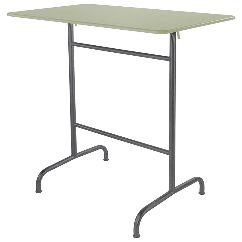 Schaffner Rigi Table haute rabattable 120x70cm Anthracite 77 Vert Pastel 64 