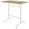 Schaffner Rigi Table haute rabattable 120x70cm Blanc 90 Marron Pastel 83 