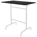 Schaffner Rigi Table haute rabattable 120x70cm Blanc 90 Noir 91 