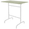 Schaffner Rigi Table haute rabattable 120x70cm Blanc 90 Vert Pastel 64 