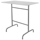 Schaffner Rigi Table haute rabattable 120x70cm Graphite 73 Blanc 90 