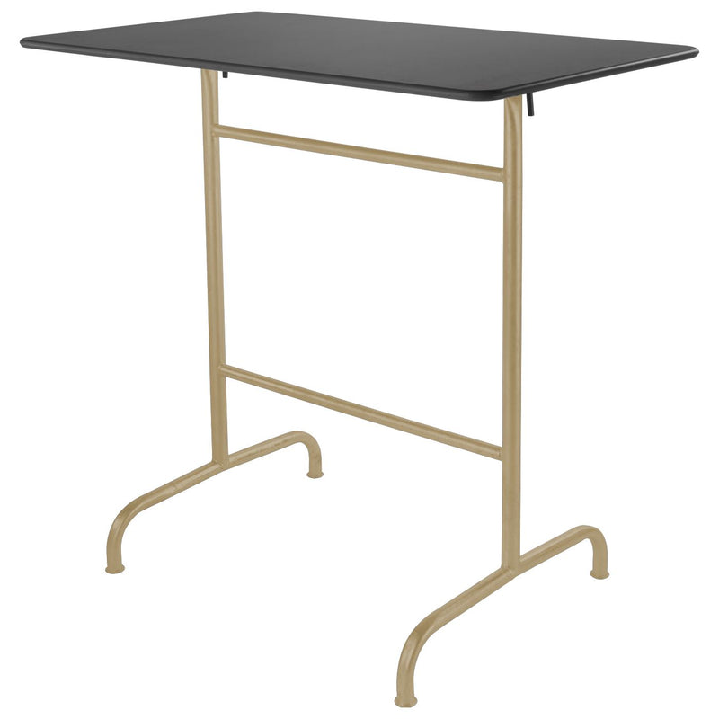 Schaffner Rigi Table haute rabattable 120x70cm Marron Pastel 83 Graphite 73 