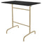 Schaffner Rigi Table haute rabattable 120x70cm Marron Pastel 83 Noir 91 