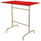 Schaffner Rigi Table haute rabattable 120x70cm Marron Pastel 83 Rouge 30 