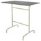 Schaffner Rigi Table haute rabattable 120x70cm Vert Pastel 64 Gris Argent 78 