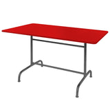 Schaffner Rigi Table repas rabattable 240x90cm Anthracite 77 Rouge 30 
