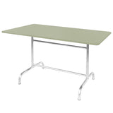 Schaffner Rigi Table repas rabattable 240x90cm Galvanisé à chaud 02 Vert Pastel 64 