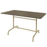 Schaffner Rigi Table repas rabattable 240x90cm Marron Pastel 83 Champagne 85 