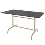 Schaffner Rigi Table repas rabattable 240x90cm Marron Pastel 83 Graphite 73 