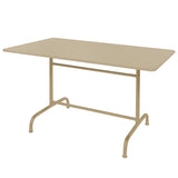 Schaffner Rigi Table repas rabattable 240x90cm Marron Pastel 83 Sable Pastel 15 