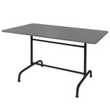 Schaffner Rigi Table repas rabattable 240x90cm Noir 91 Gris Argent 78 