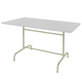 Schaffner Rigi Table repas rabattable 240x90cm Vert Pastel 64 Blanc 90 