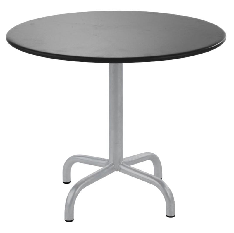 Schaffner Rigi Table repas rabattable ronde Ø80cm Gris Argent 78 Graphite 73 