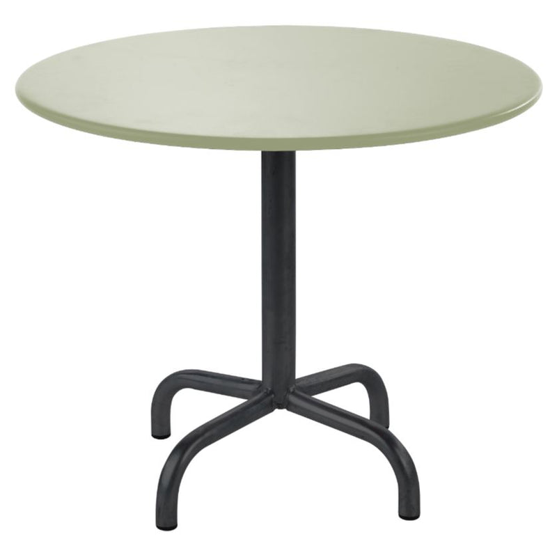 Schaffner Rigi Table repas rabattable ronde Ø80cm Noir 91 Vert Pastel 64 