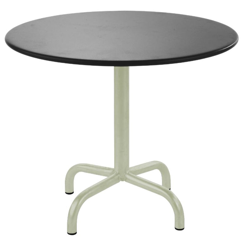 Schaffner Rigi Table repas rabattable ronde Ø80cm Vert Pastel 64 Graphite 73 