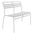Schaffner Säntis Banc à lattes 2 places sans accoudoirs Blanc 90 Blanc 90 